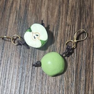 Green Apple Earrings
